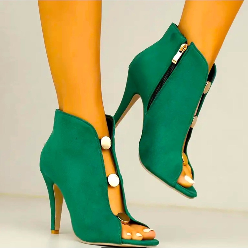 Women’s Peep Toe Stiletto Bootie ~ Size 7.5